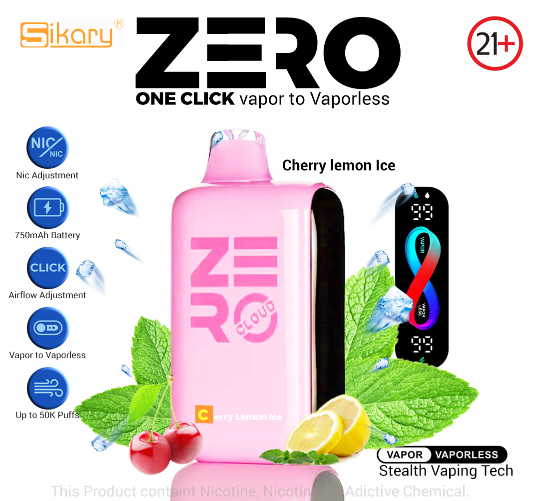 Zero Vaporless Cherry Lemon Ice